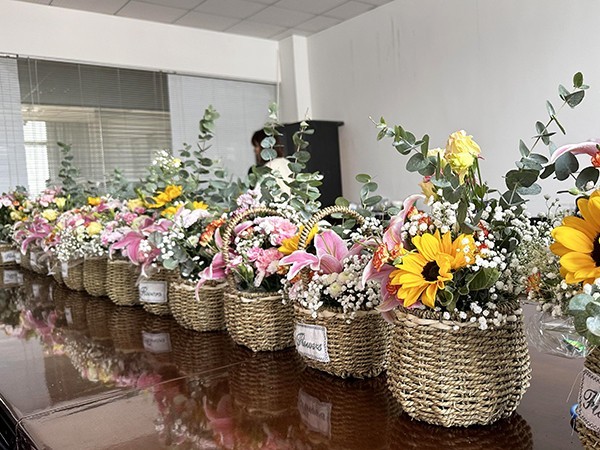 “插花拾趣，指尖綻放”歐能機械婦女節插花活動來啦！